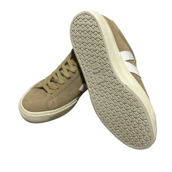 New! Veja Dune/White Suede Sneakers - Picture 4 of 7